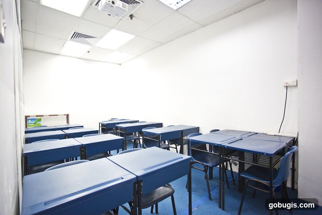 Classroom with Desks