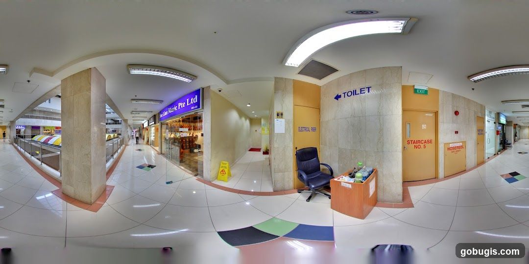 Indoor Shopping Mall Corridor