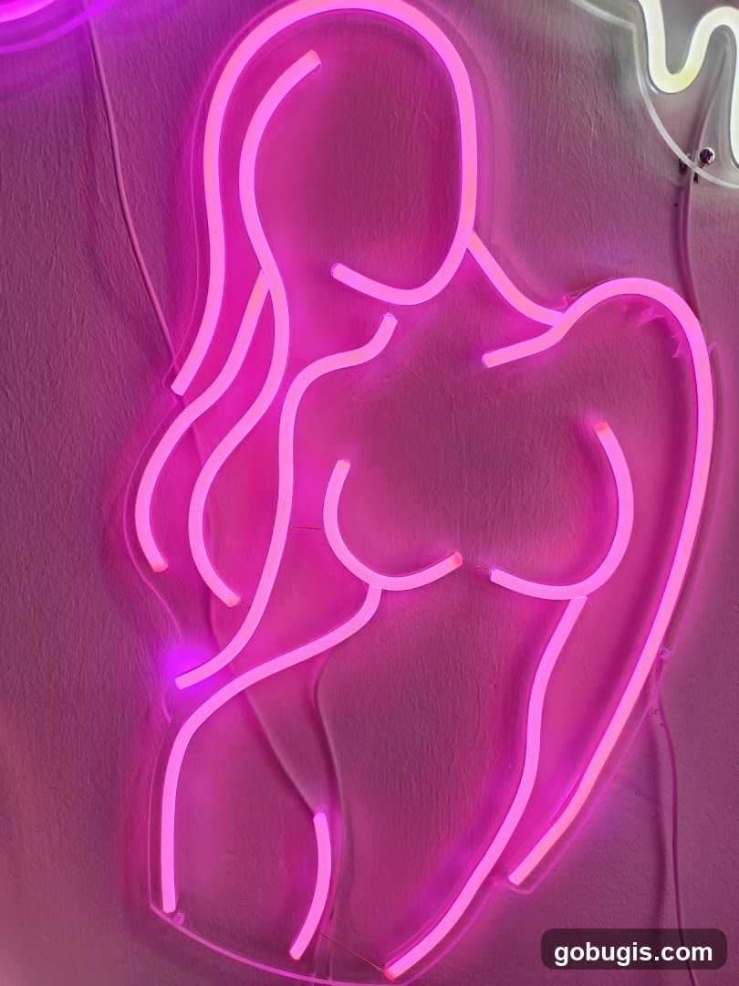 Neon Silhouette