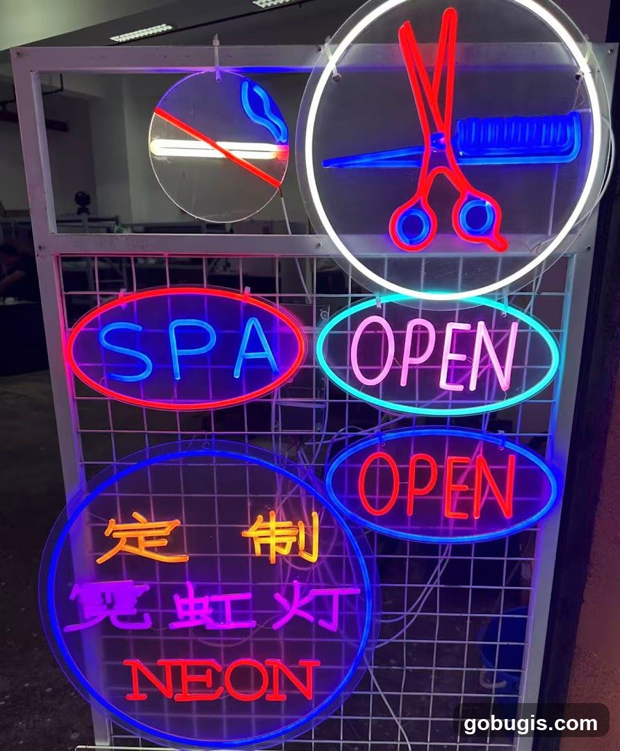 Neon Signs Display