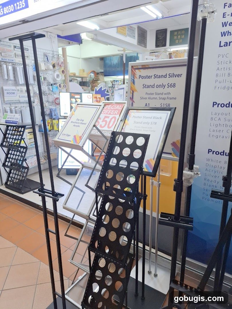 Display Stands and Signage