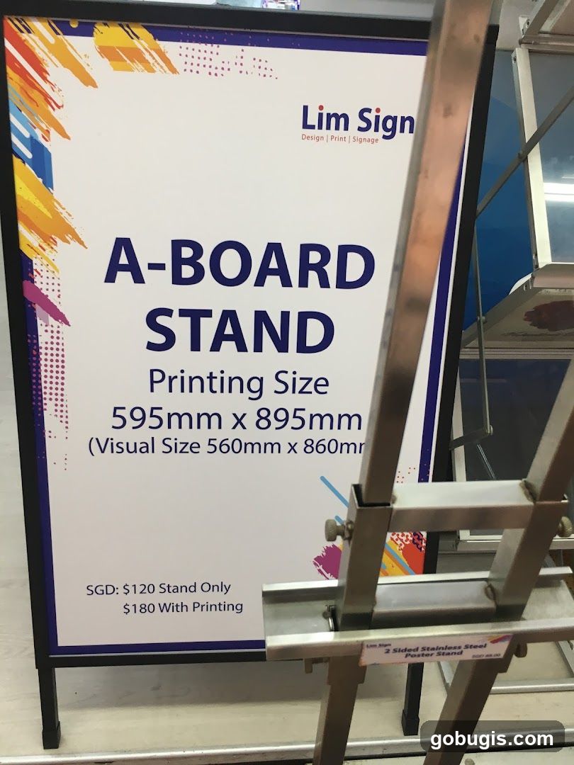 A-Board Stand Printing