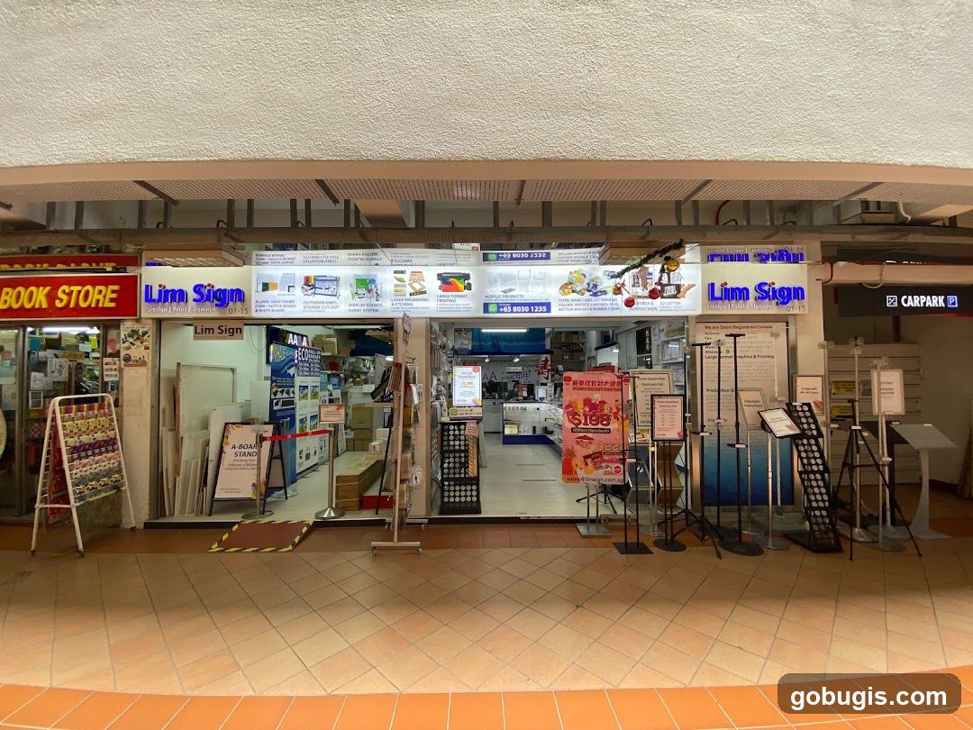 Lim Sign Storefront