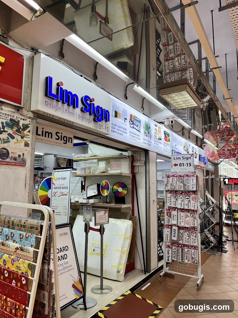 Lim Sign Storefront