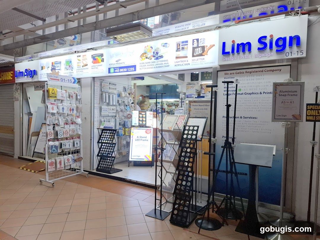 Lim Sign Storefront