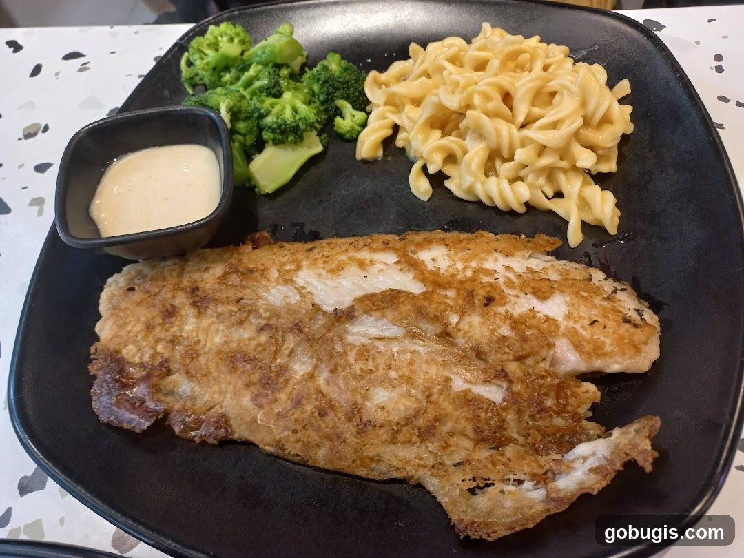 Fish with Macaroni and Broccoli