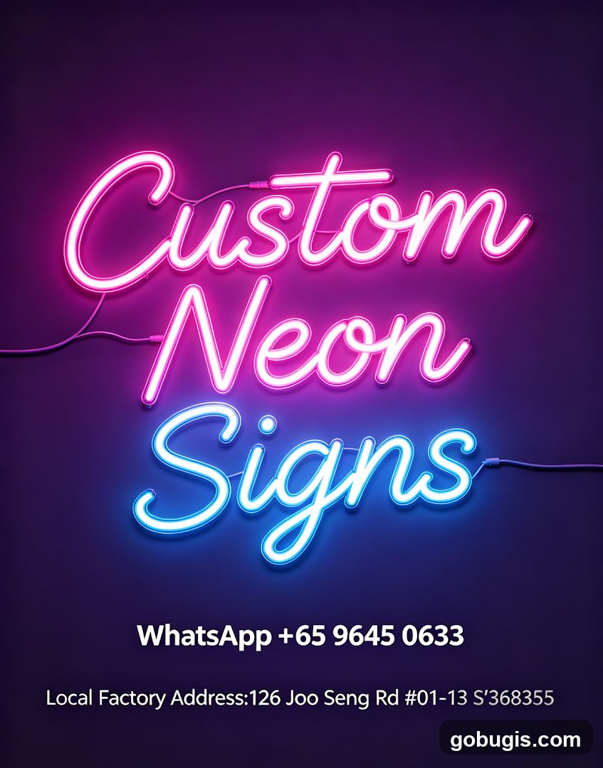 Custom Neon Signs Advertisement