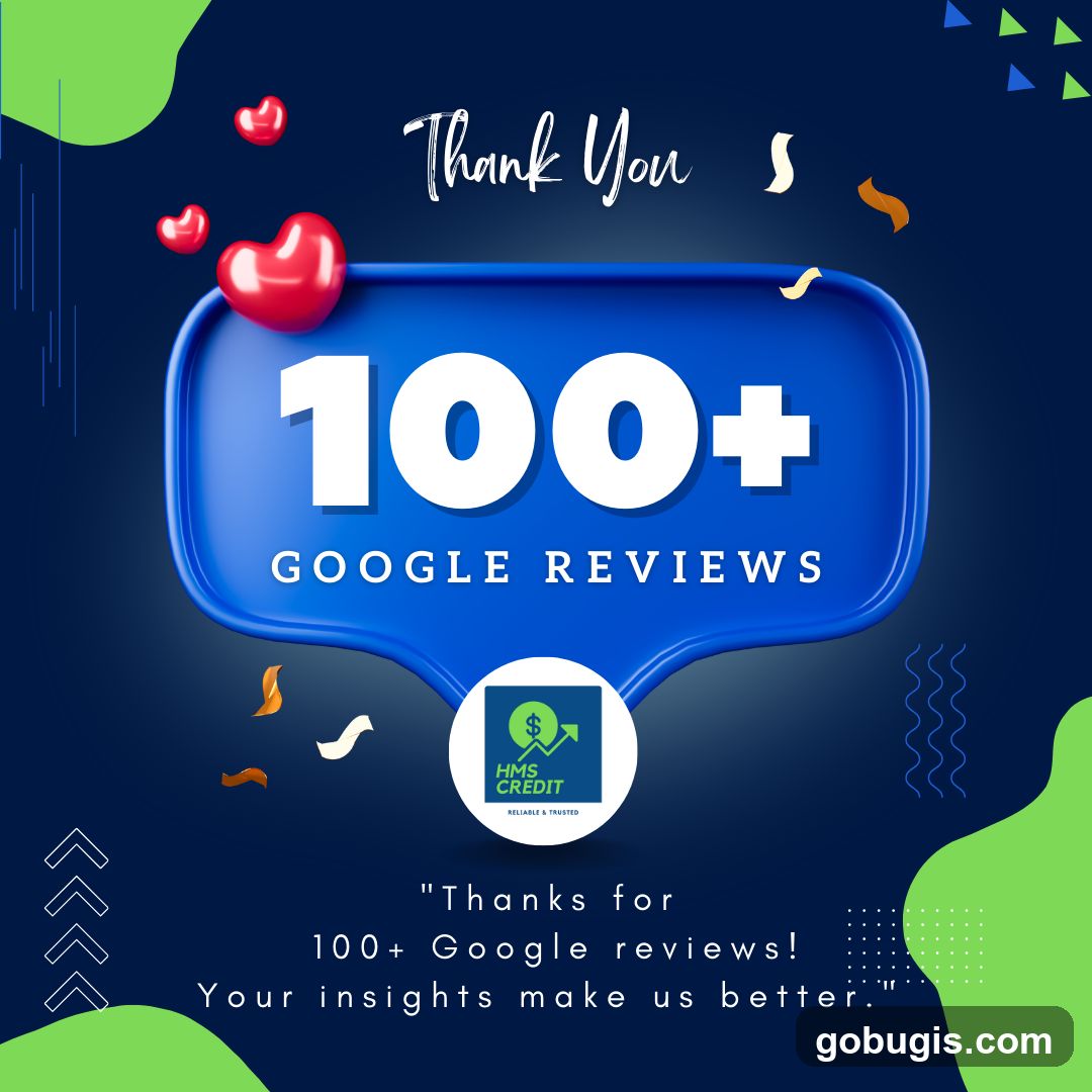 Thank You 100+ Google Reviews