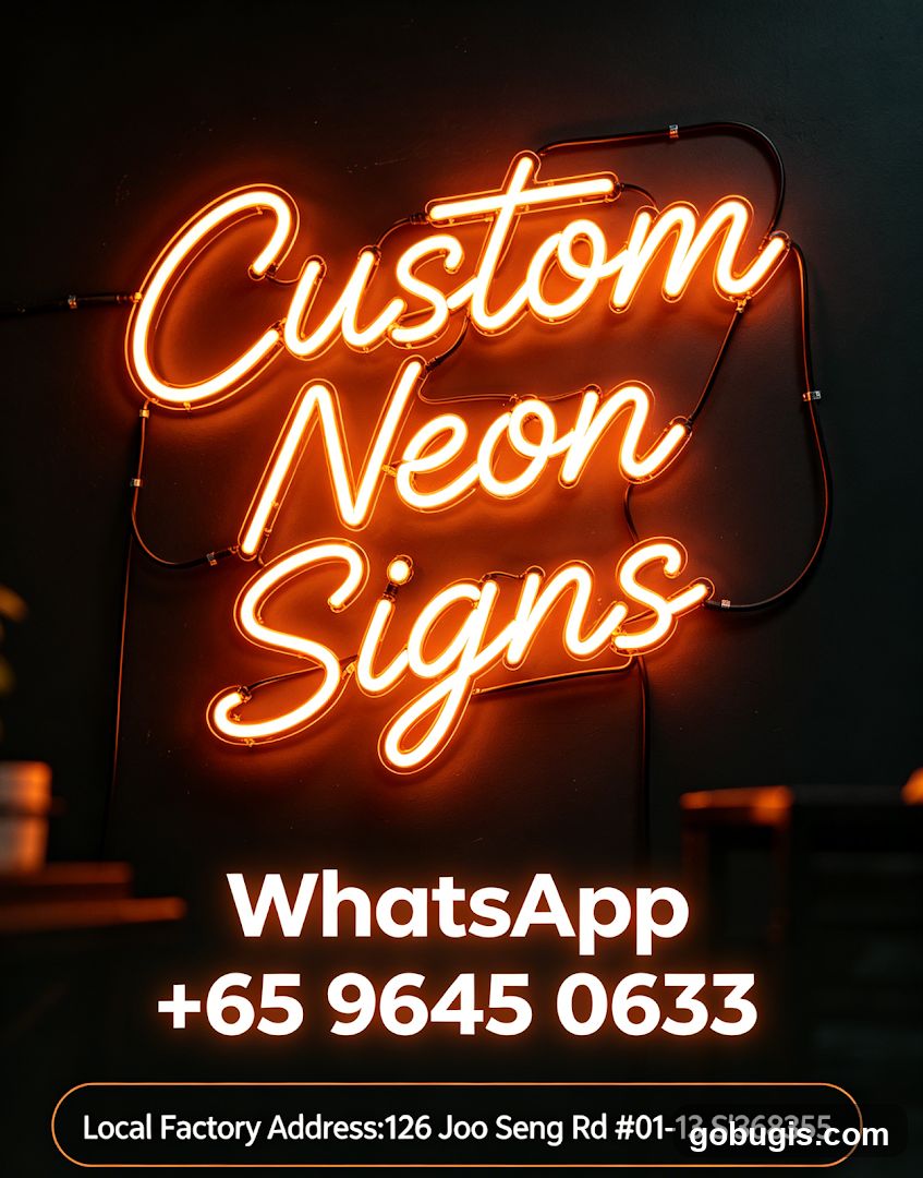 Custom Neon Signs Advertisement