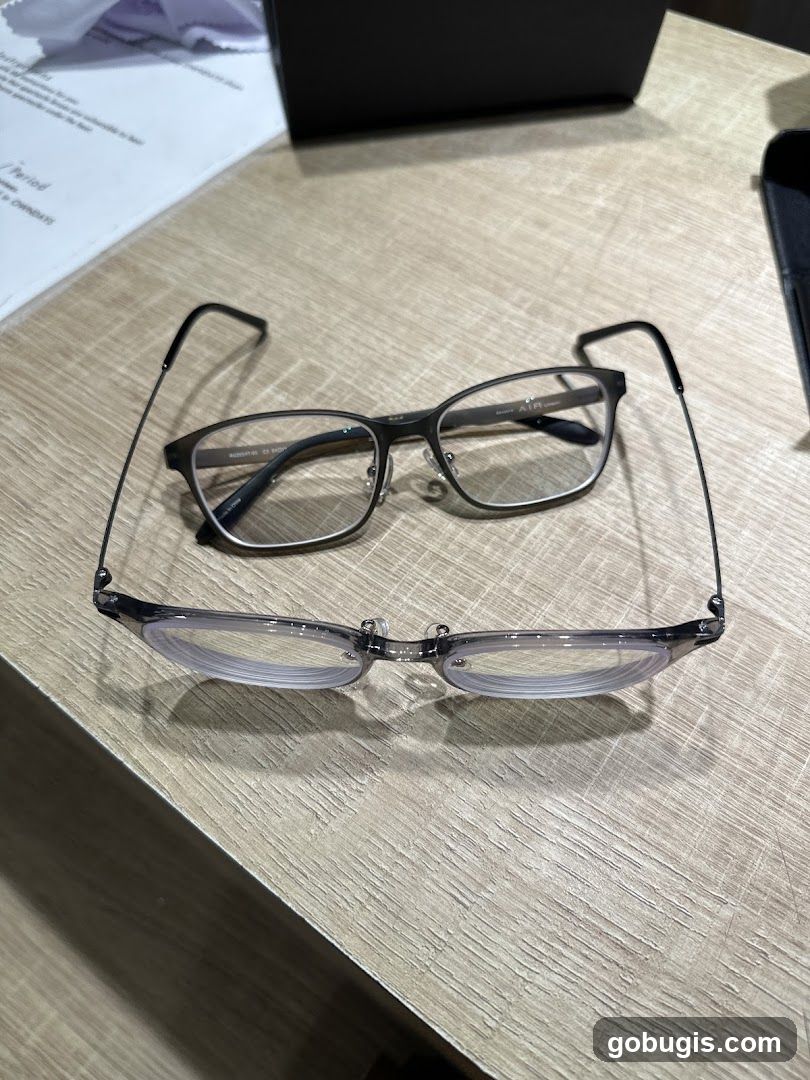 Eyeglasses on a wooden surface