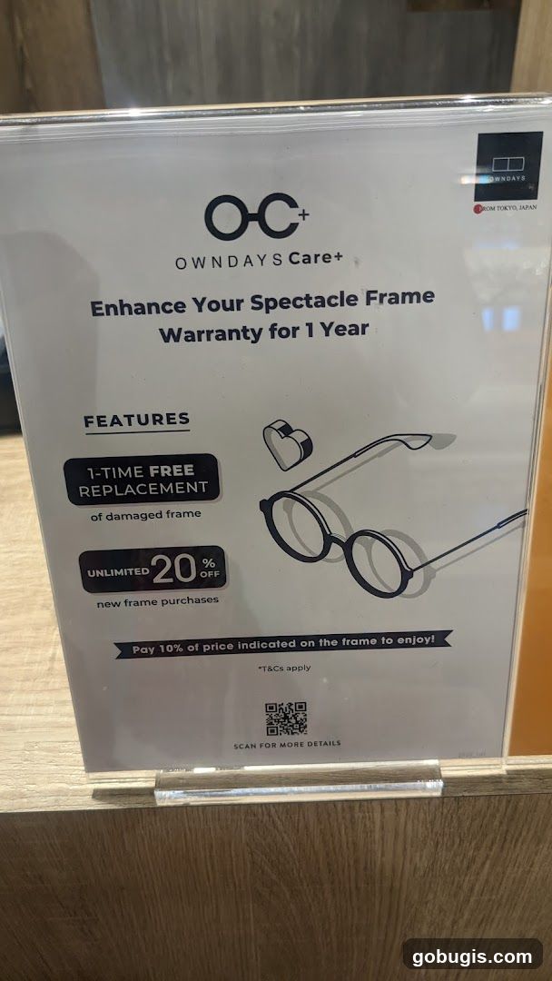 OWNDAYS Care+ Warranty Promotion