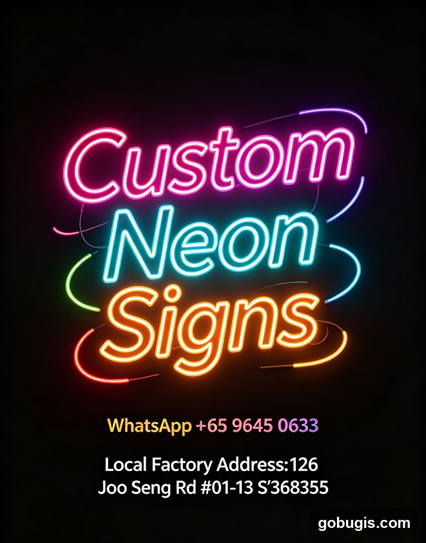 Custom Neon Signs Advertisement