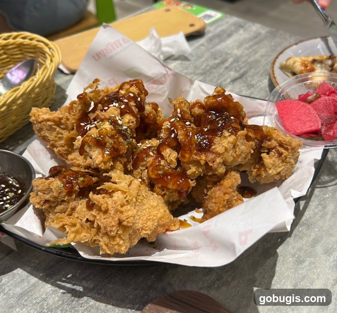 Fried Chicken with Sauce