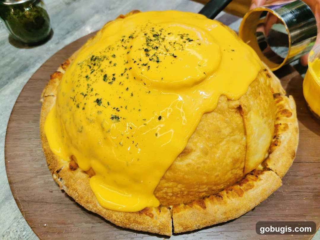 Cheese-Topped Bread Bowl