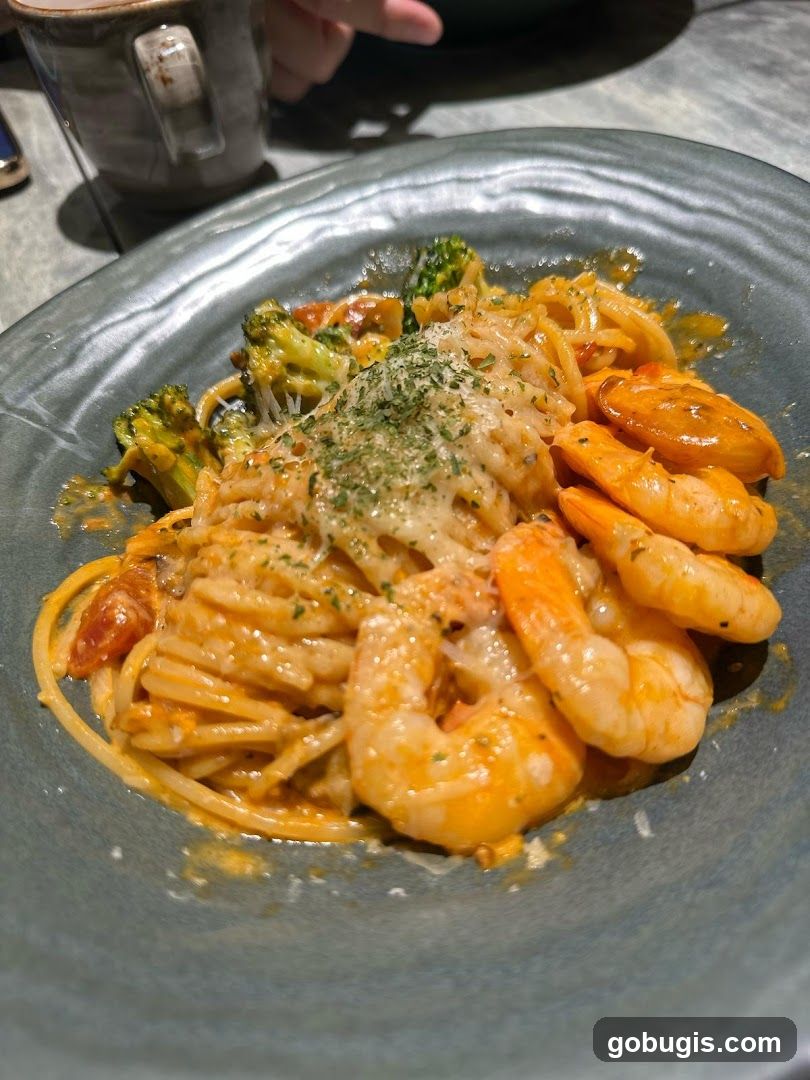 Shrimp and Broccoli Pasta