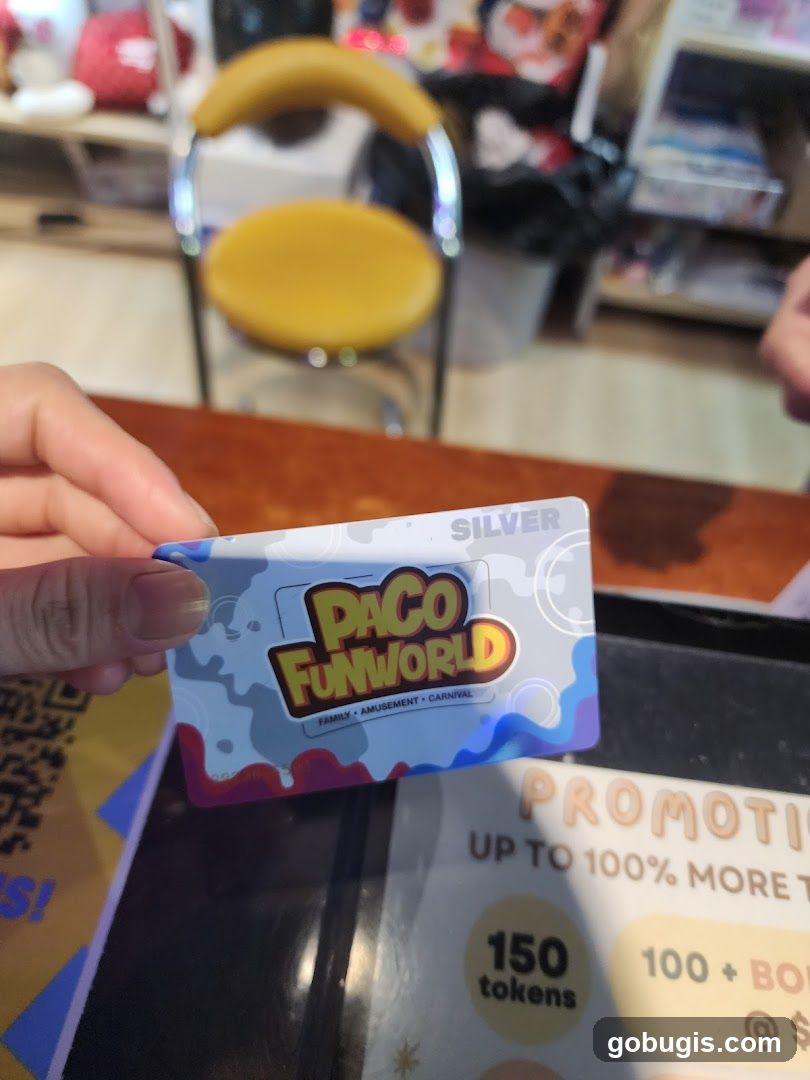 Paco Funworld Membership Card