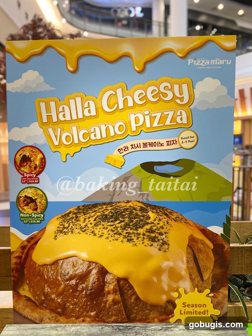 Pizza Maru Halla Cheesy Volcano Pizza