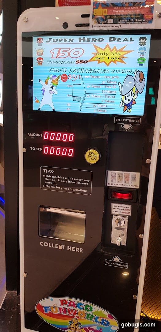 Token Exchange Machine