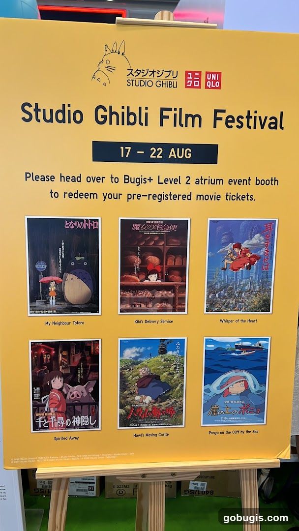 Studio Ghibli Film Festival Poster