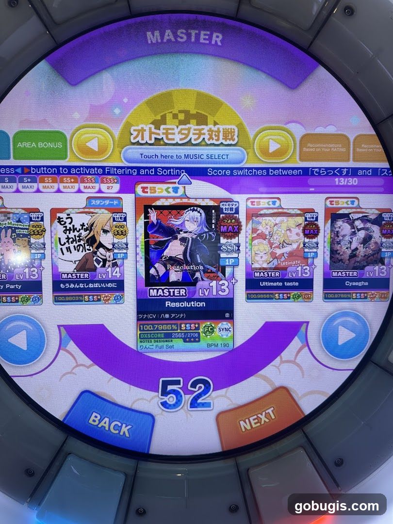 Music Game Interface