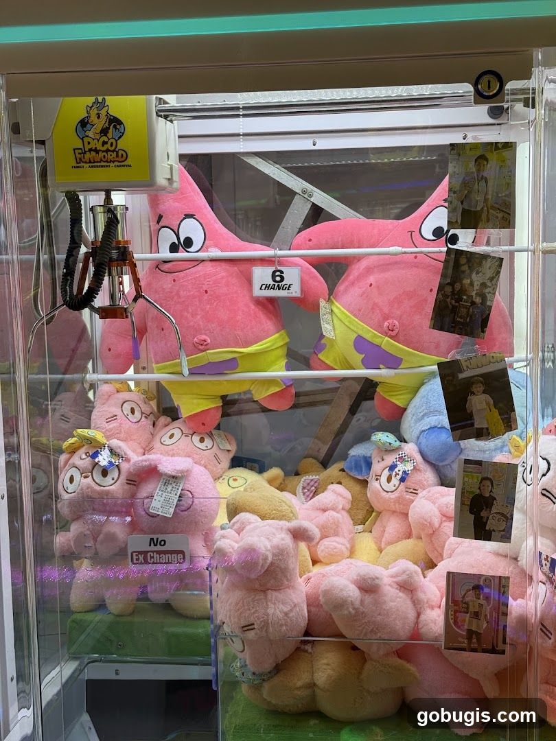 Claw Machine with Plush Toys