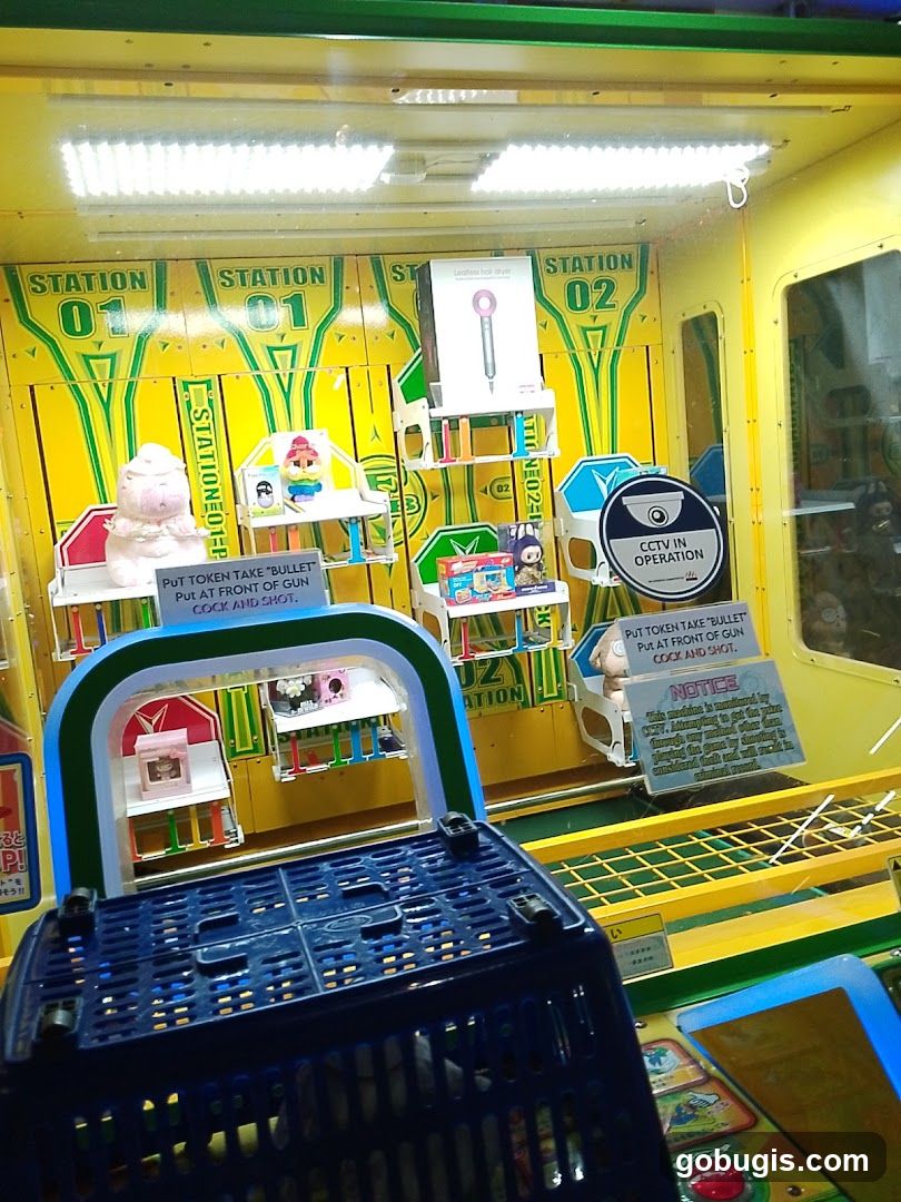 Arcade Game Prize Display