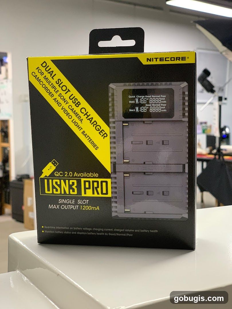 Nitecore USN3 Pro Dual Slot USB Charger