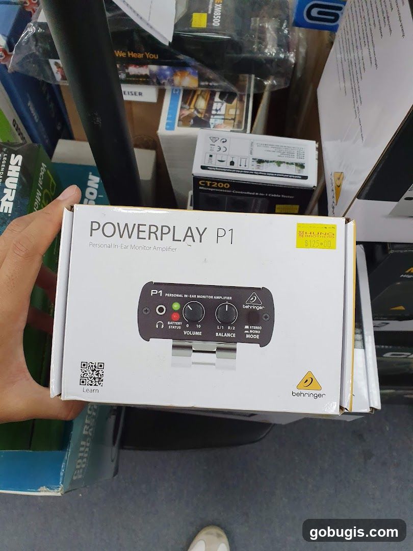 Behringer Powerplay P1 Personal In-Ear Monitor Amplifier Box