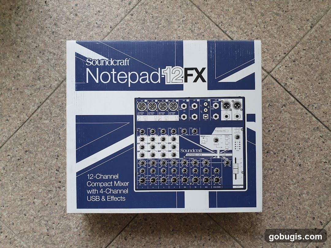 Soundcraft Notepad-12FX Mixer Box