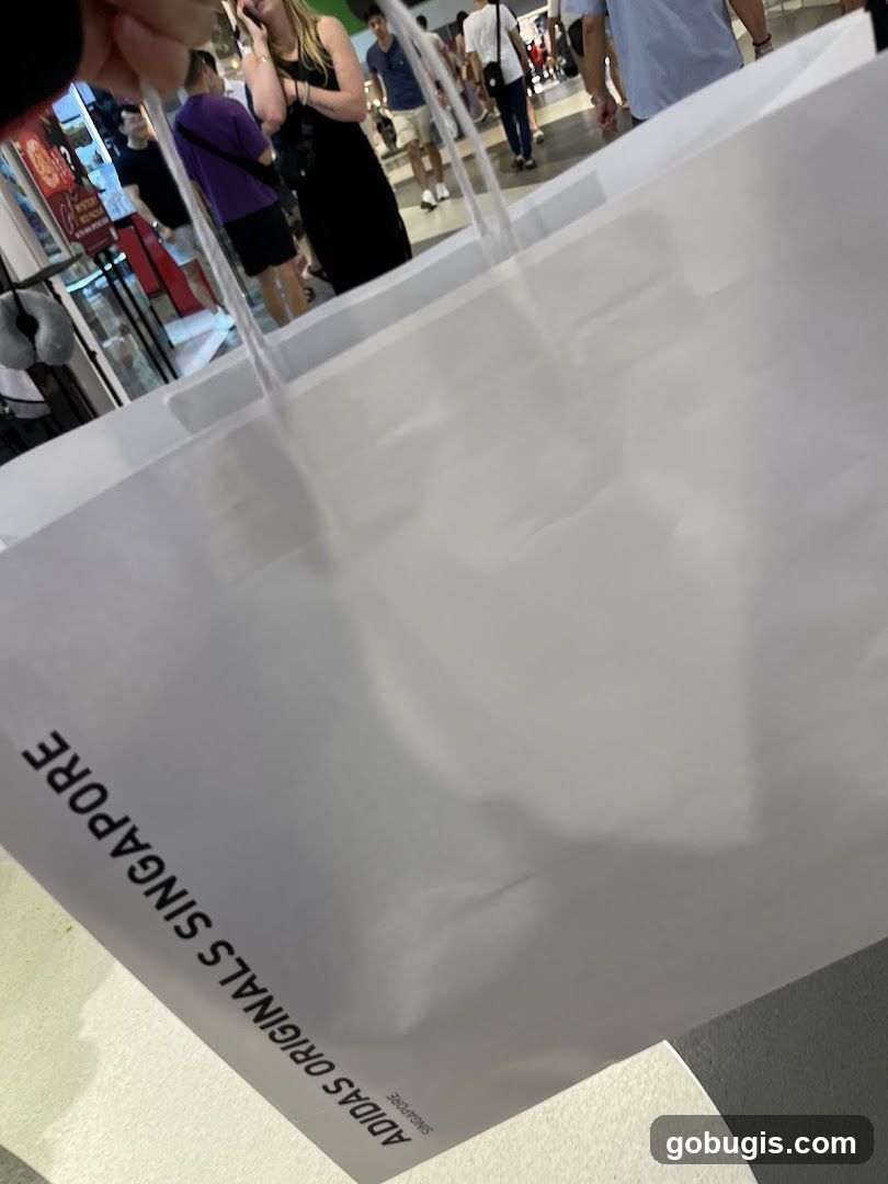 Shopping Bag with Adidas Originals Singapore Logo