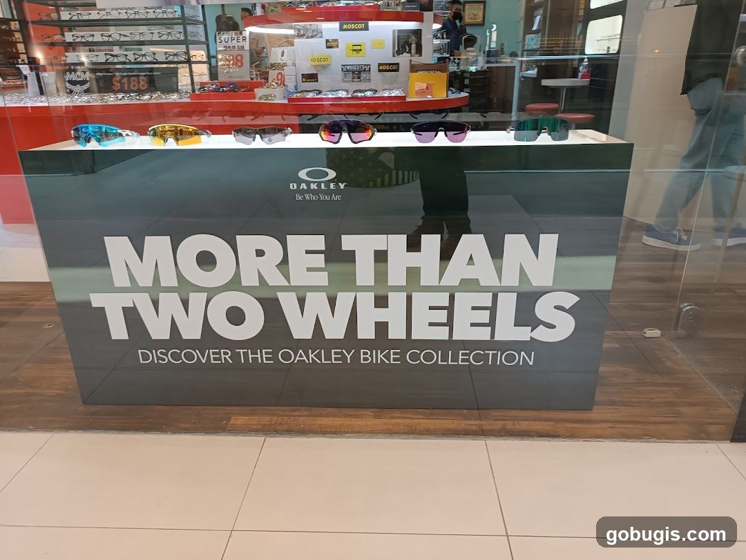 Oakley Bike Collection Display