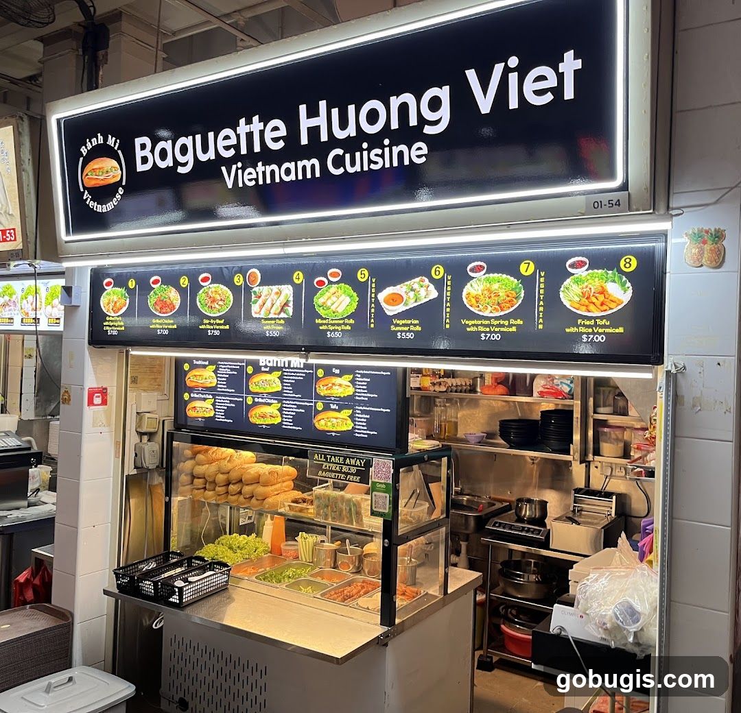Baguette Huong Viet Vietnam Cuisine Stall