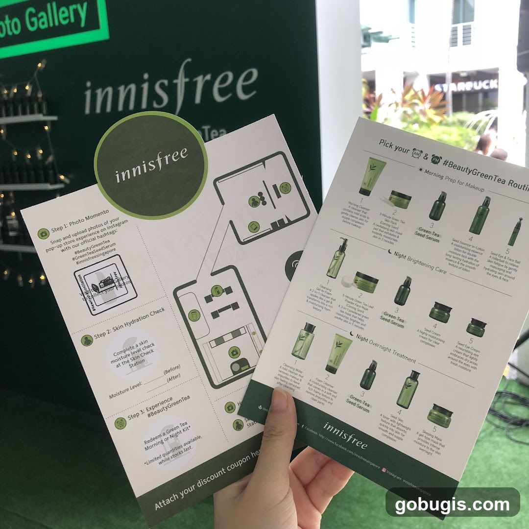 Innisfree promotional materials
