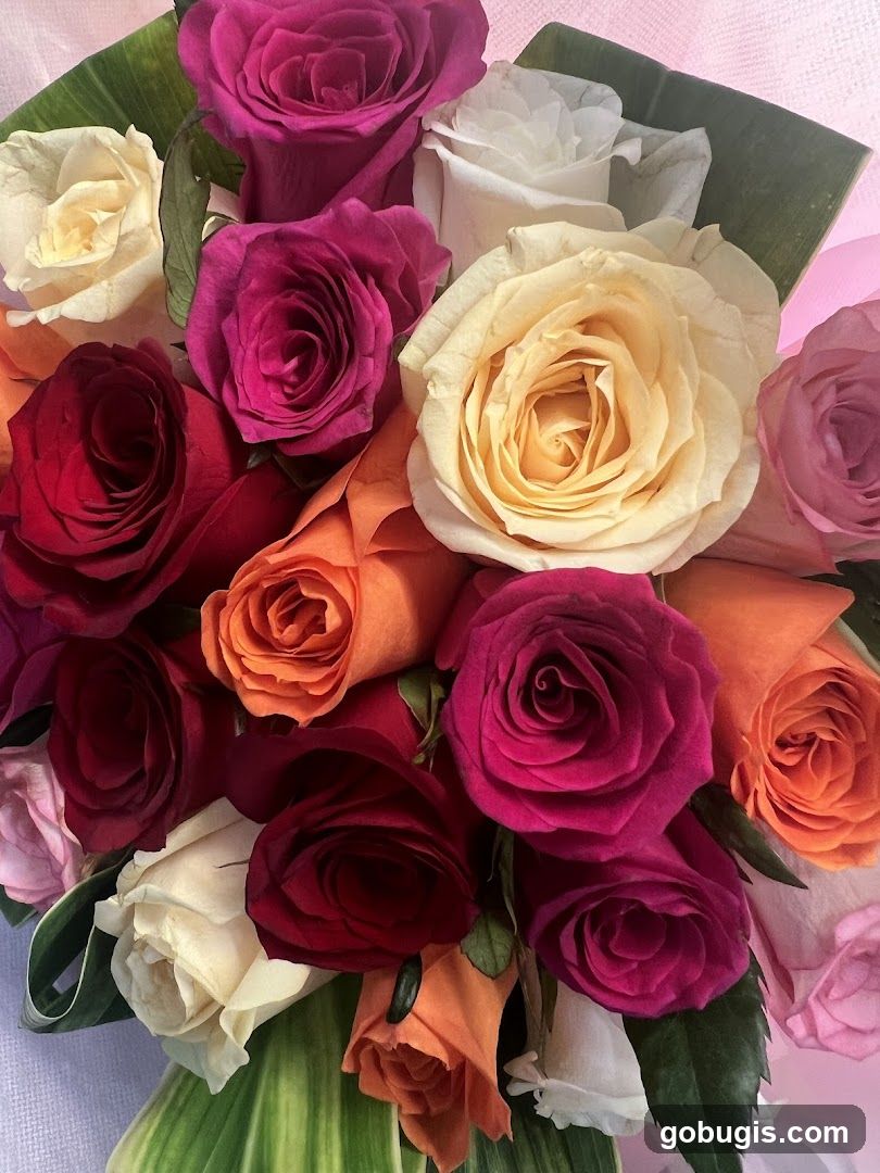 Colorful Rose Bouquet