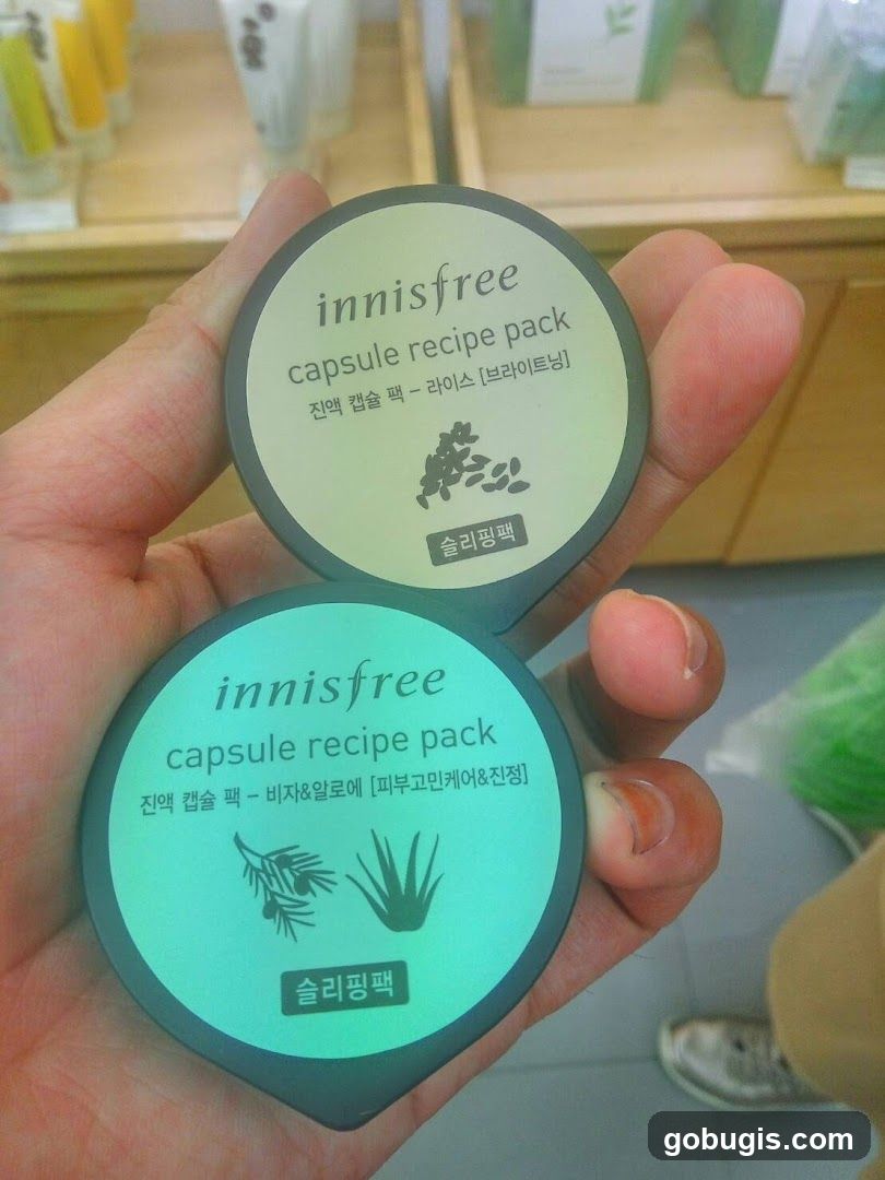 Innisfree Capsule Recipe Packs