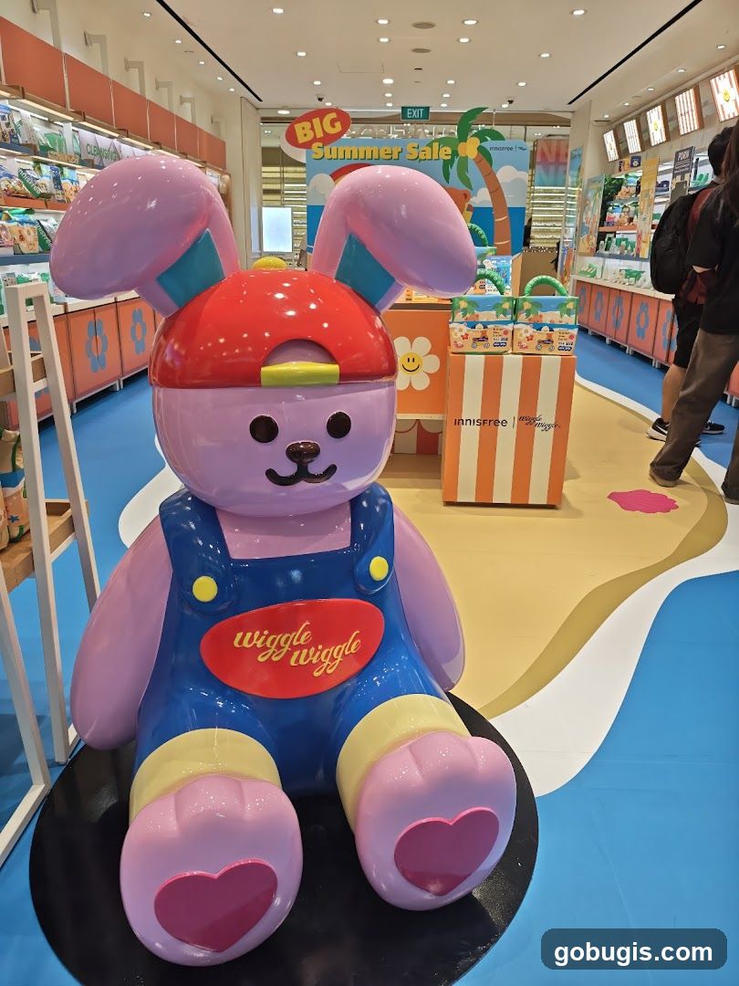 Giant Bunny Figure in Store