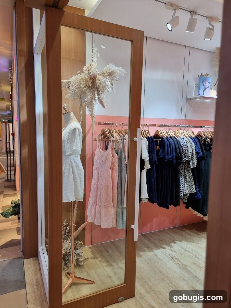 Clothing store display
