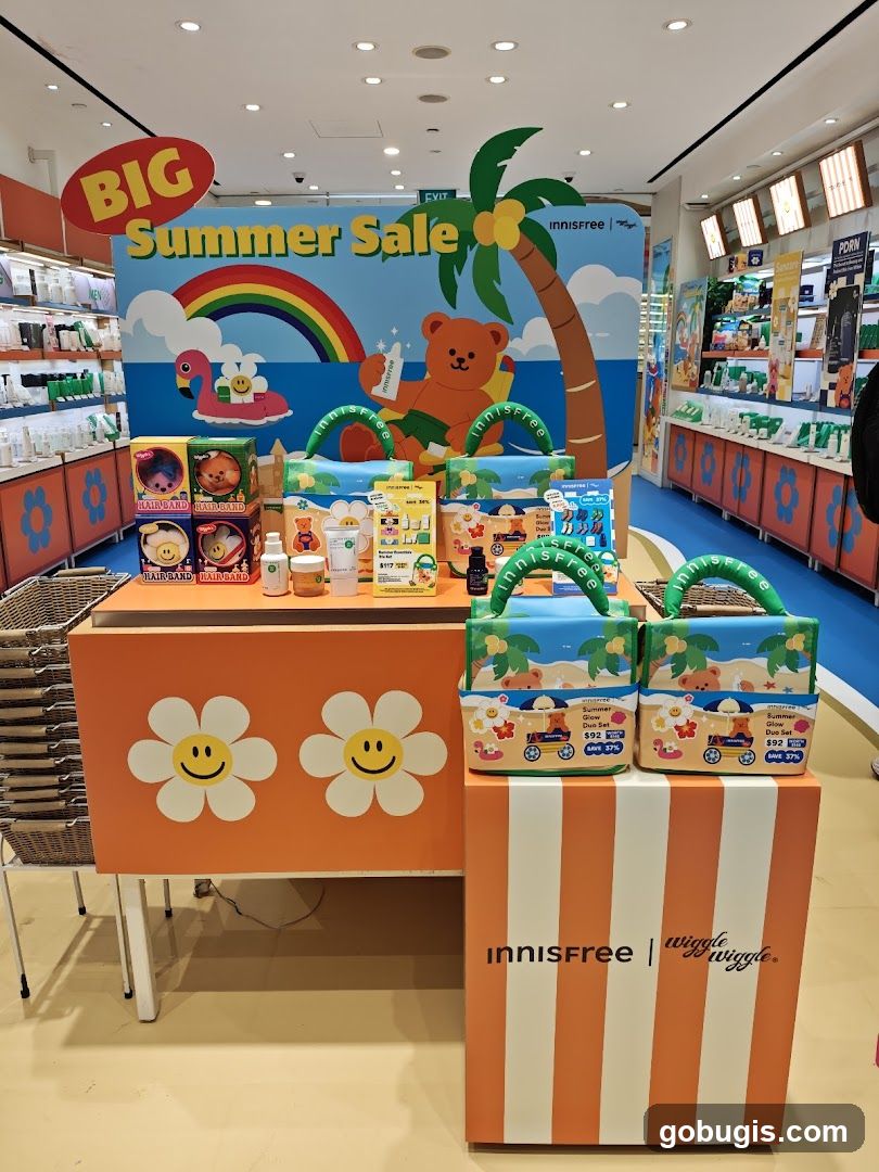 Innisfree Summer Sale Display