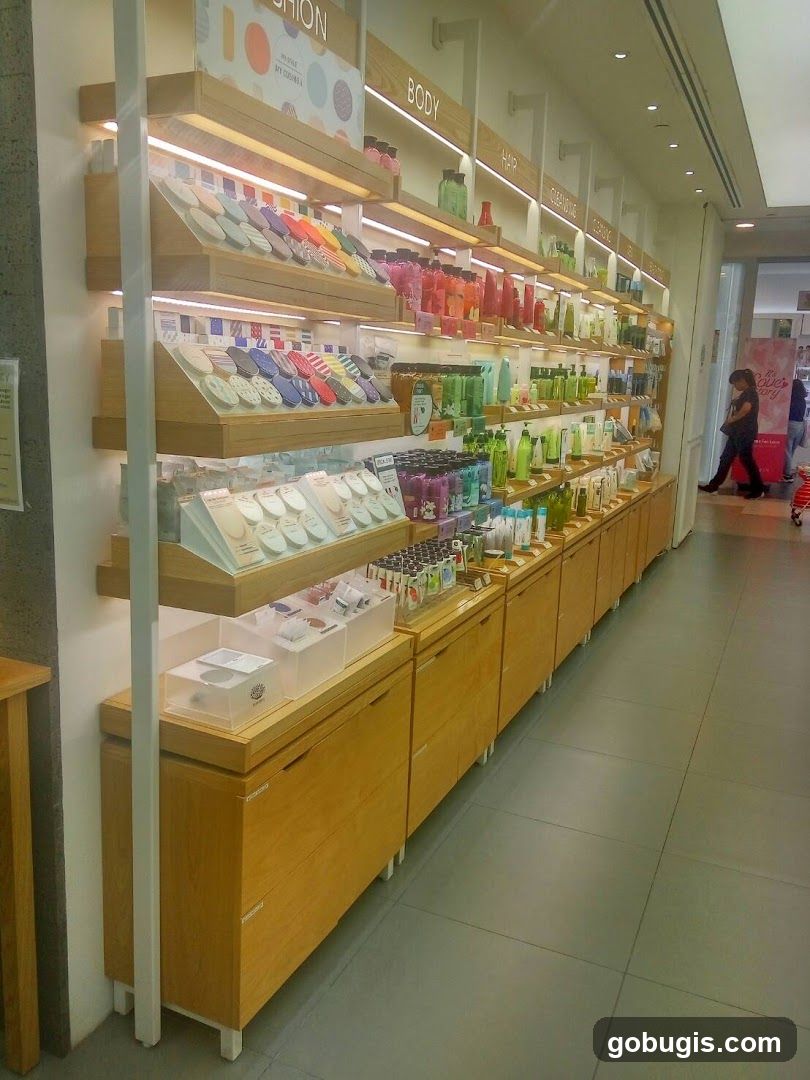 Cosmetics store interior