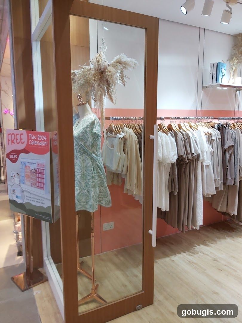 Clothing store display