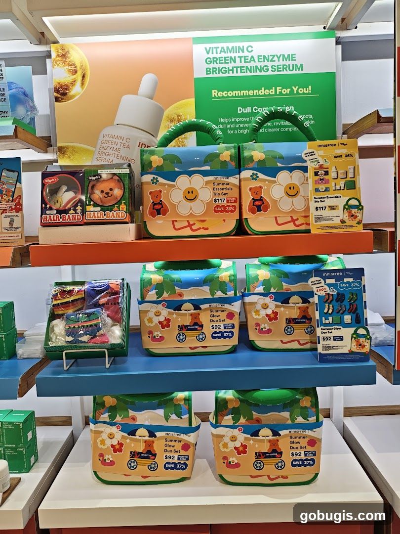 Innisfree Summer Collection Display