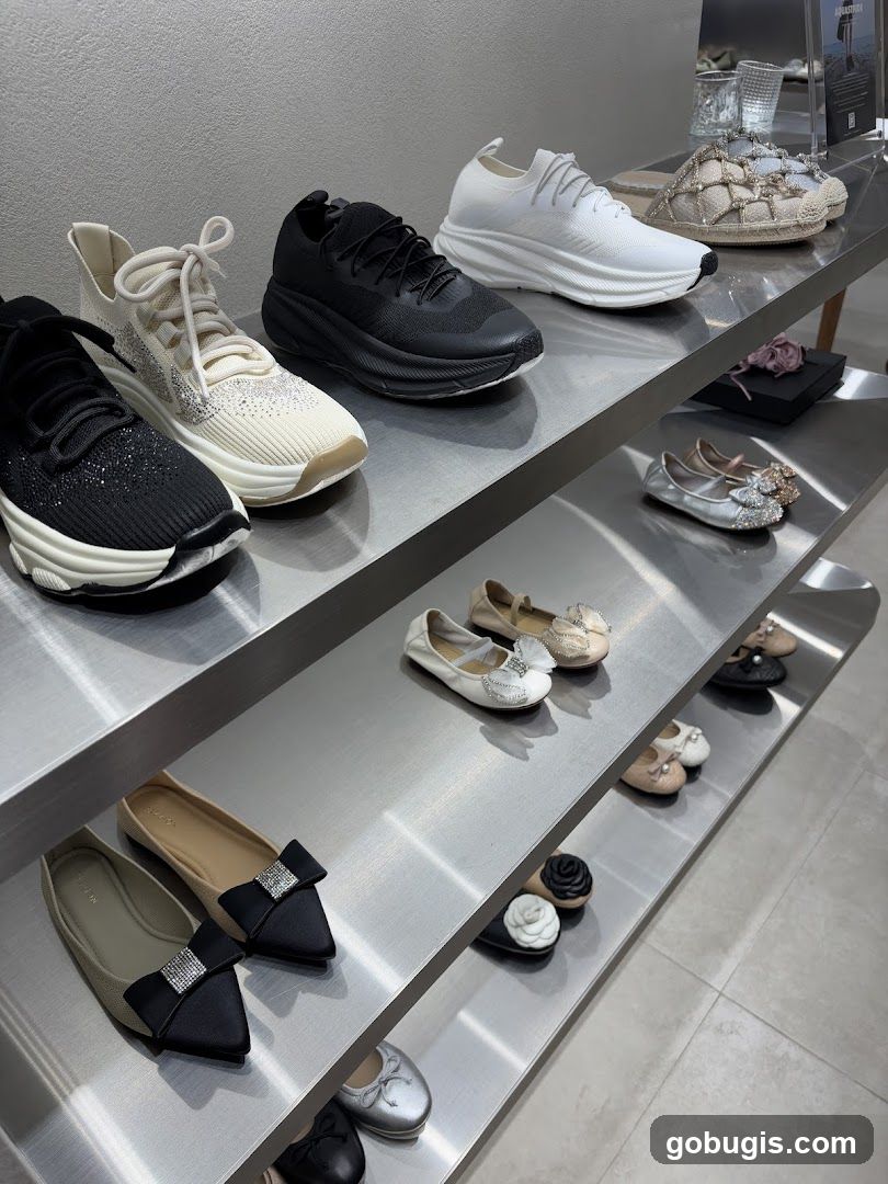 Women's Shoes Display