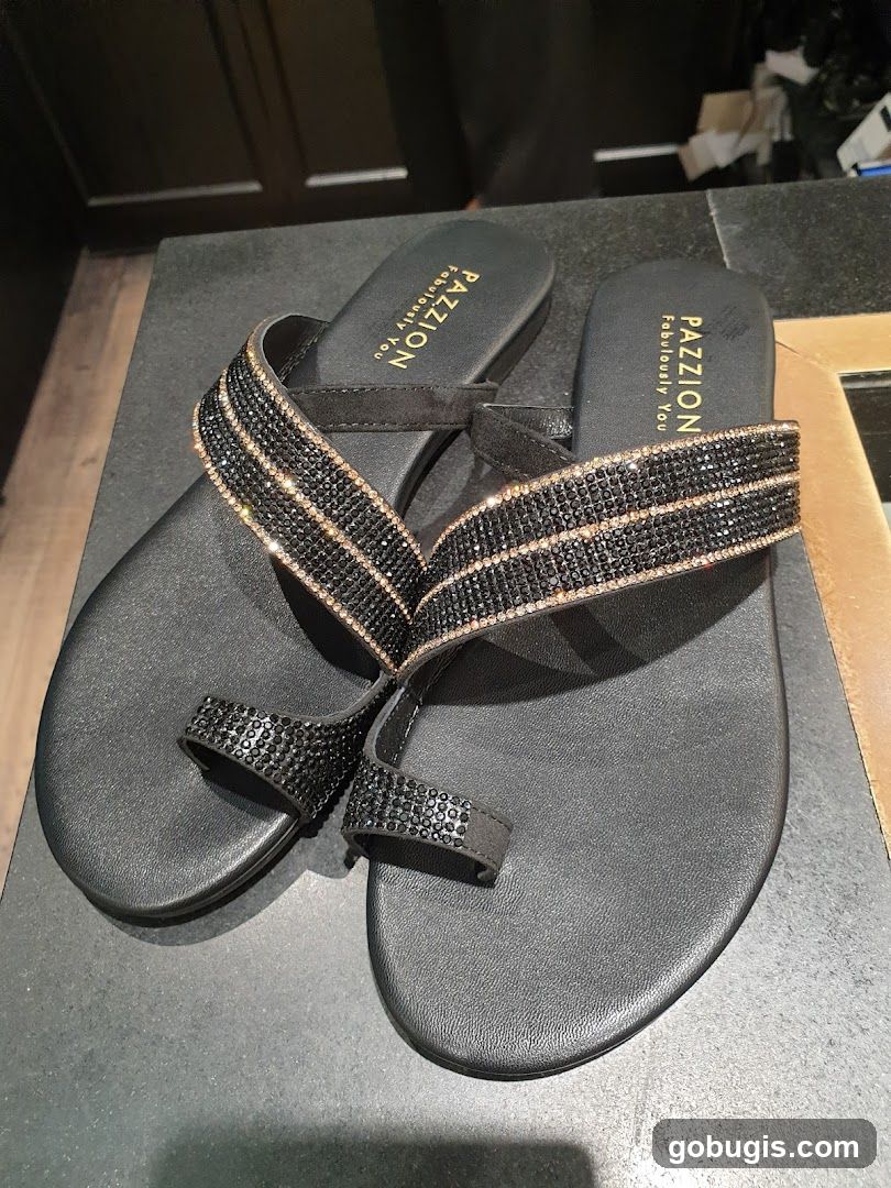 Embellished Flip-Flop Sandals