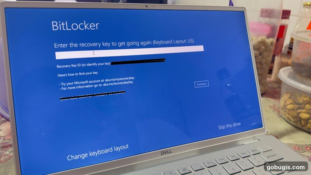 BitLocker Recovery Screen