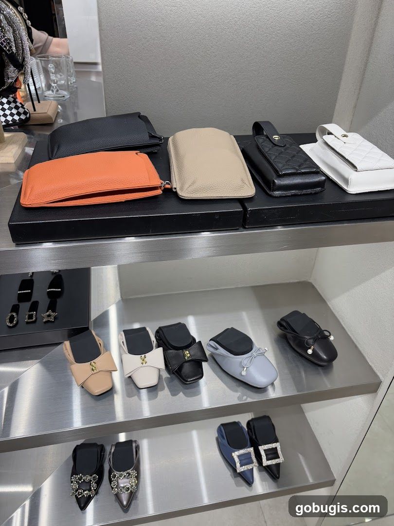 Display of Women's Accessories