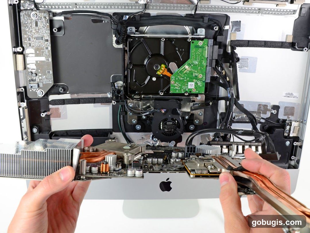 Disassembled Computer Components