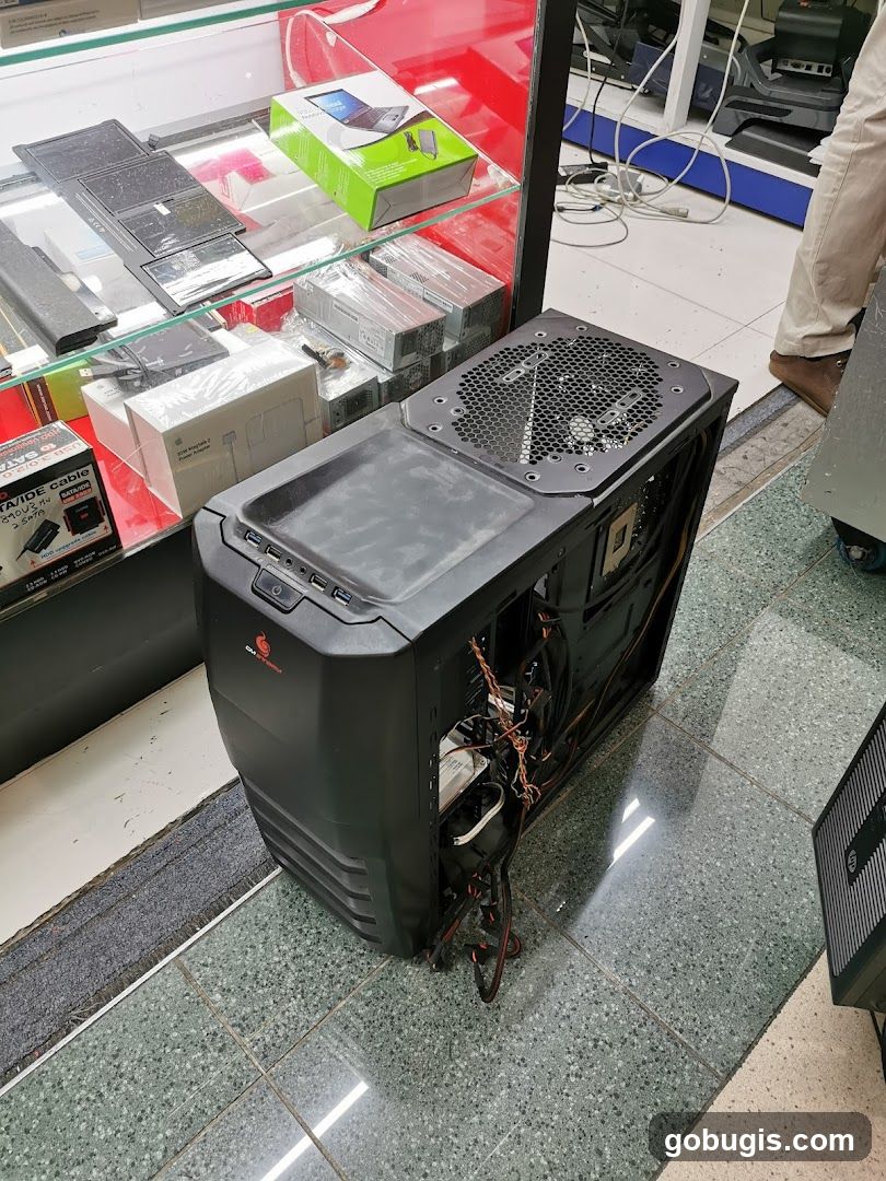 Computer Tower and Electronics