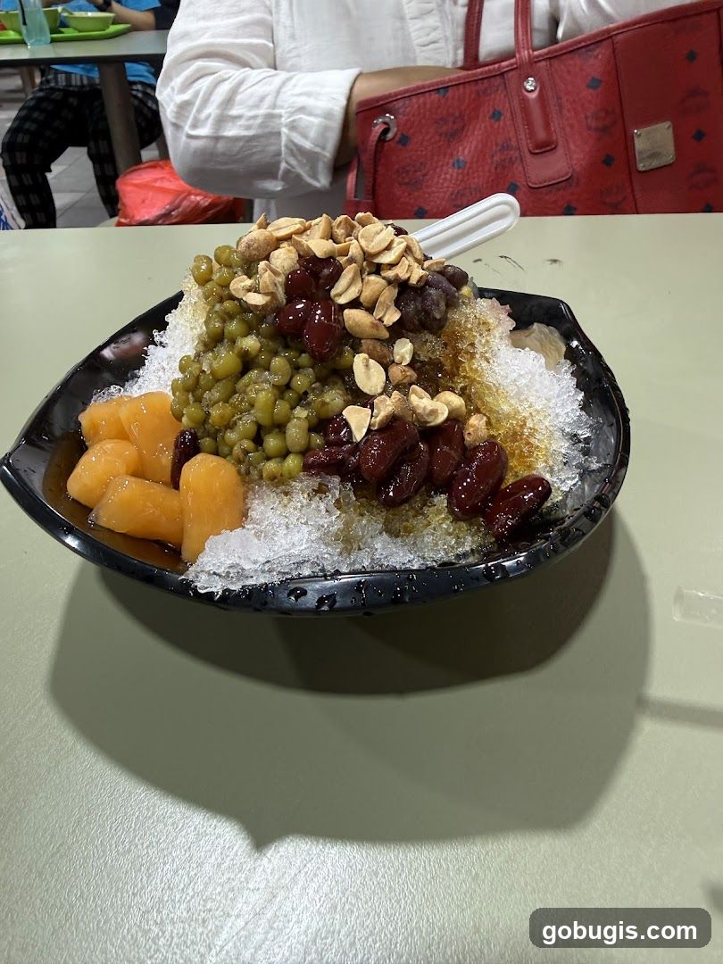 Dessert with Mung Beans and Red Beans