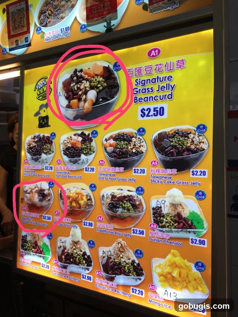 Dessert Menu