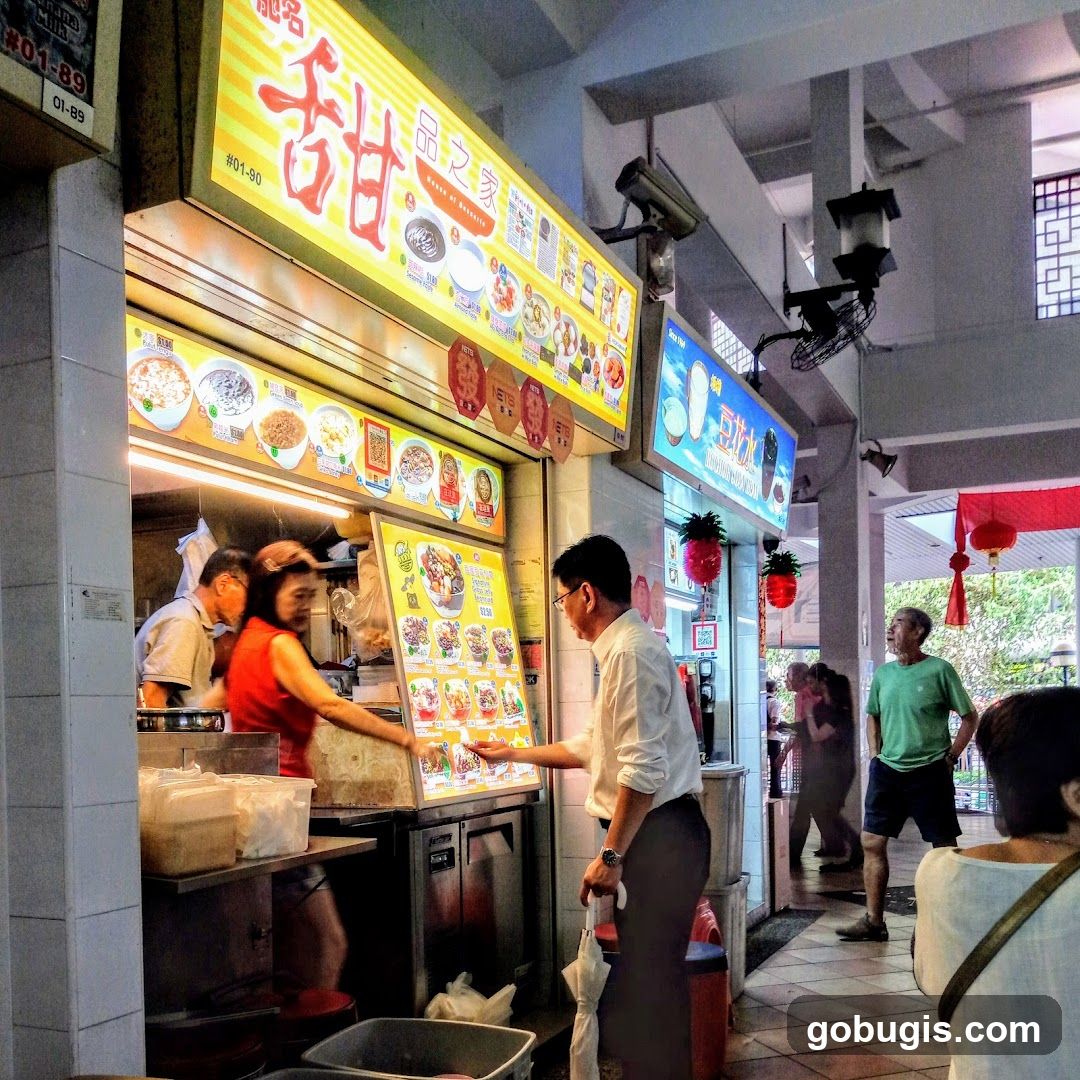 Dessert Stall in a Food Court